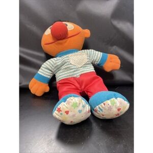 Vintage 1991 Touch'ems Ernie Jim Henson Playskool Baby Productions Rattle‎ Plush